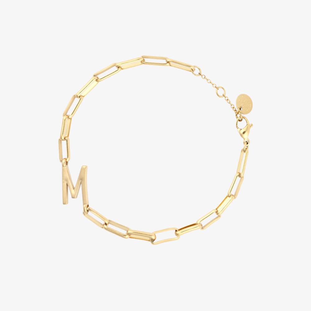 Initial Paperclip Chain Bracelet - Image 27