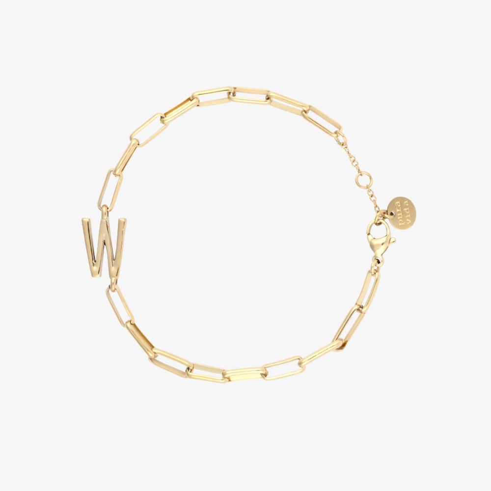 Initial Paperclip Chain Bracelet - Image 16