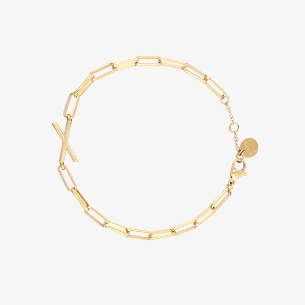 Initial Paperclip Chain Bracelet - Image 17