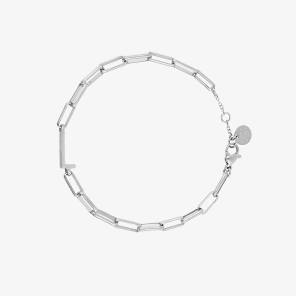 Initial Paperclip Chain Bracelet - Image 23
