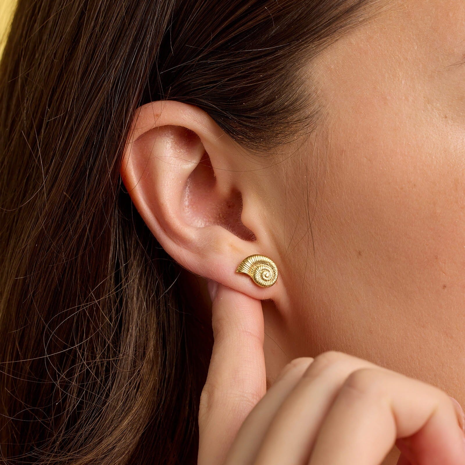 Seashell Stud Earrings - Image 3