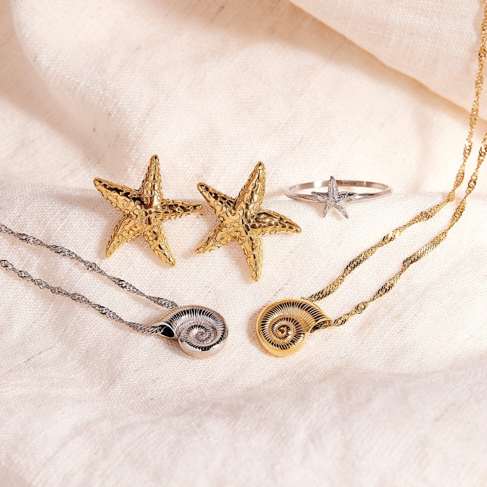 Sea Star Statement Earrings - Image 8