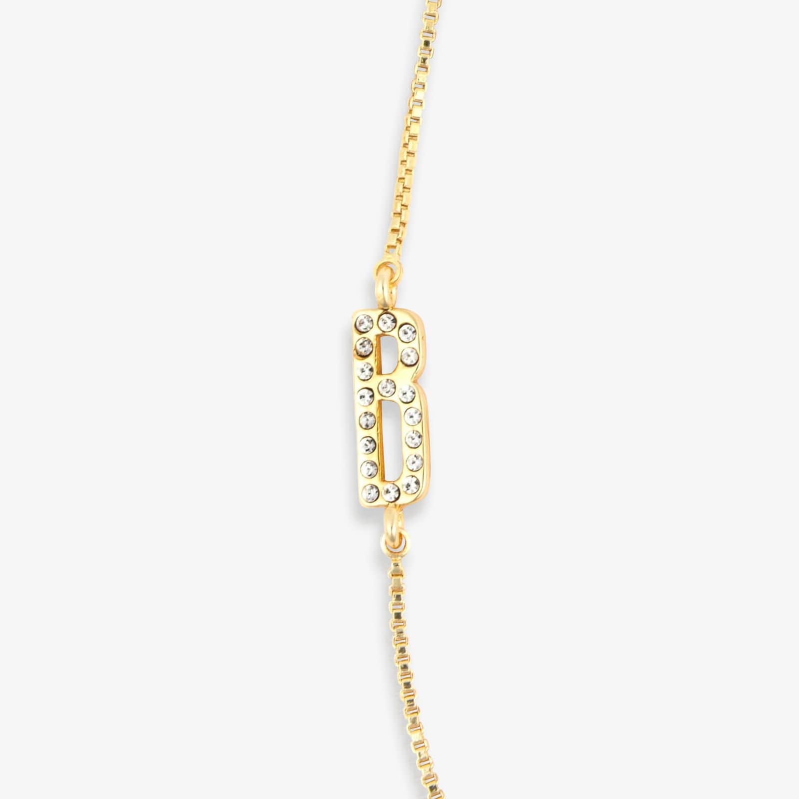 Pavé Initial Box Chain Choker - Image 20