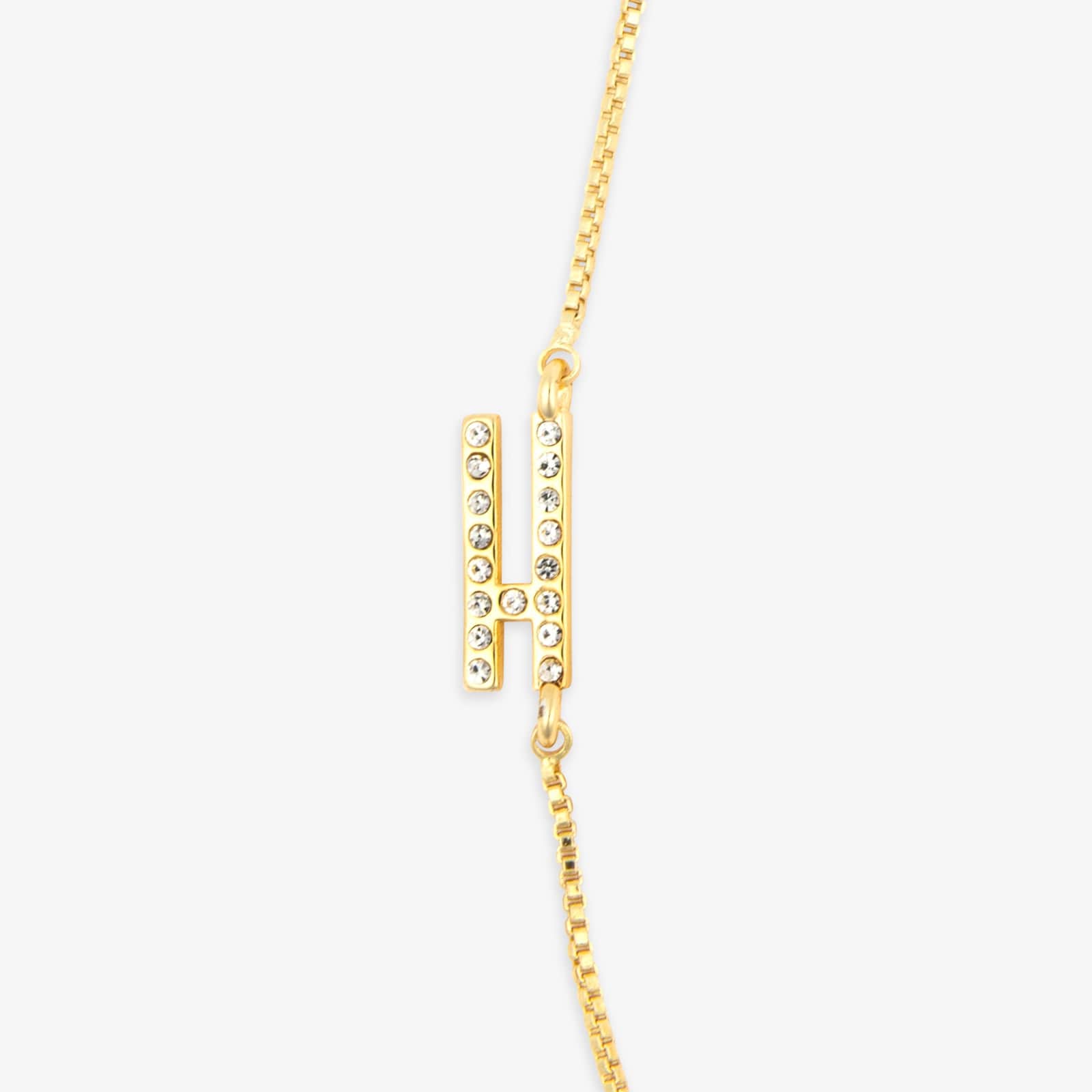 Pavé Initial Box Chain Choker - Image 10
