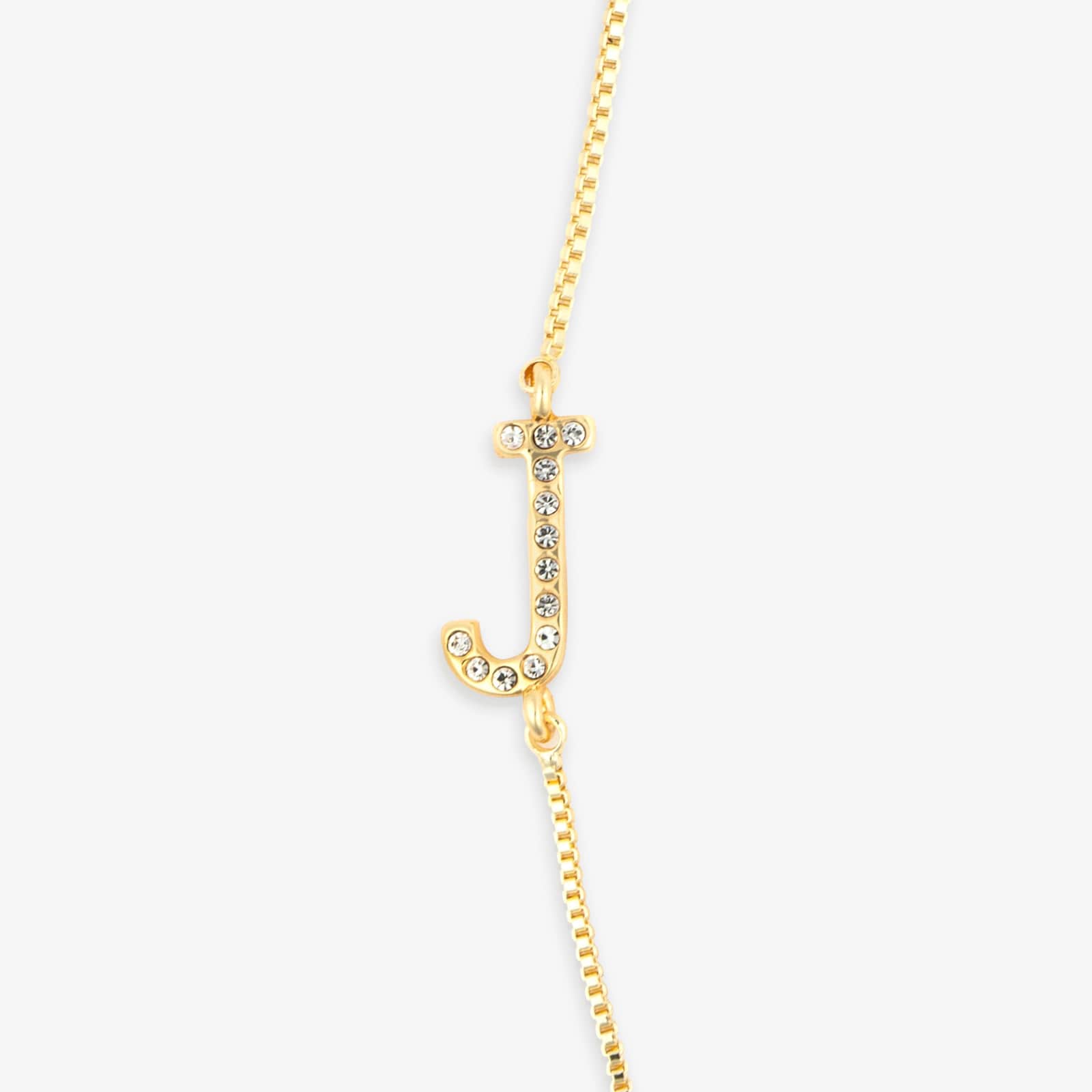 Pavé Initial Box Chain Choker - Image 9