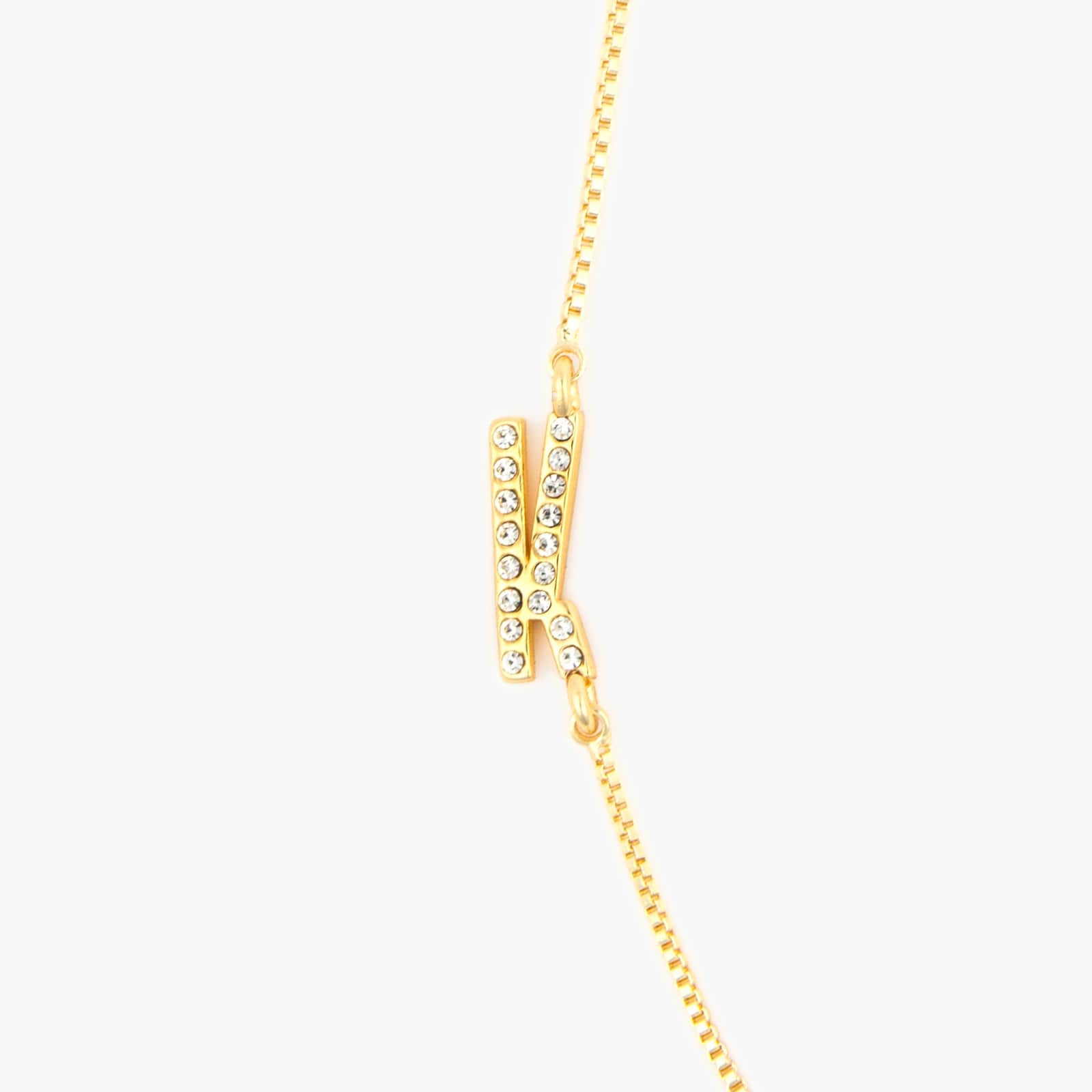 Pavé Initial Box Chain Choker - Image 12