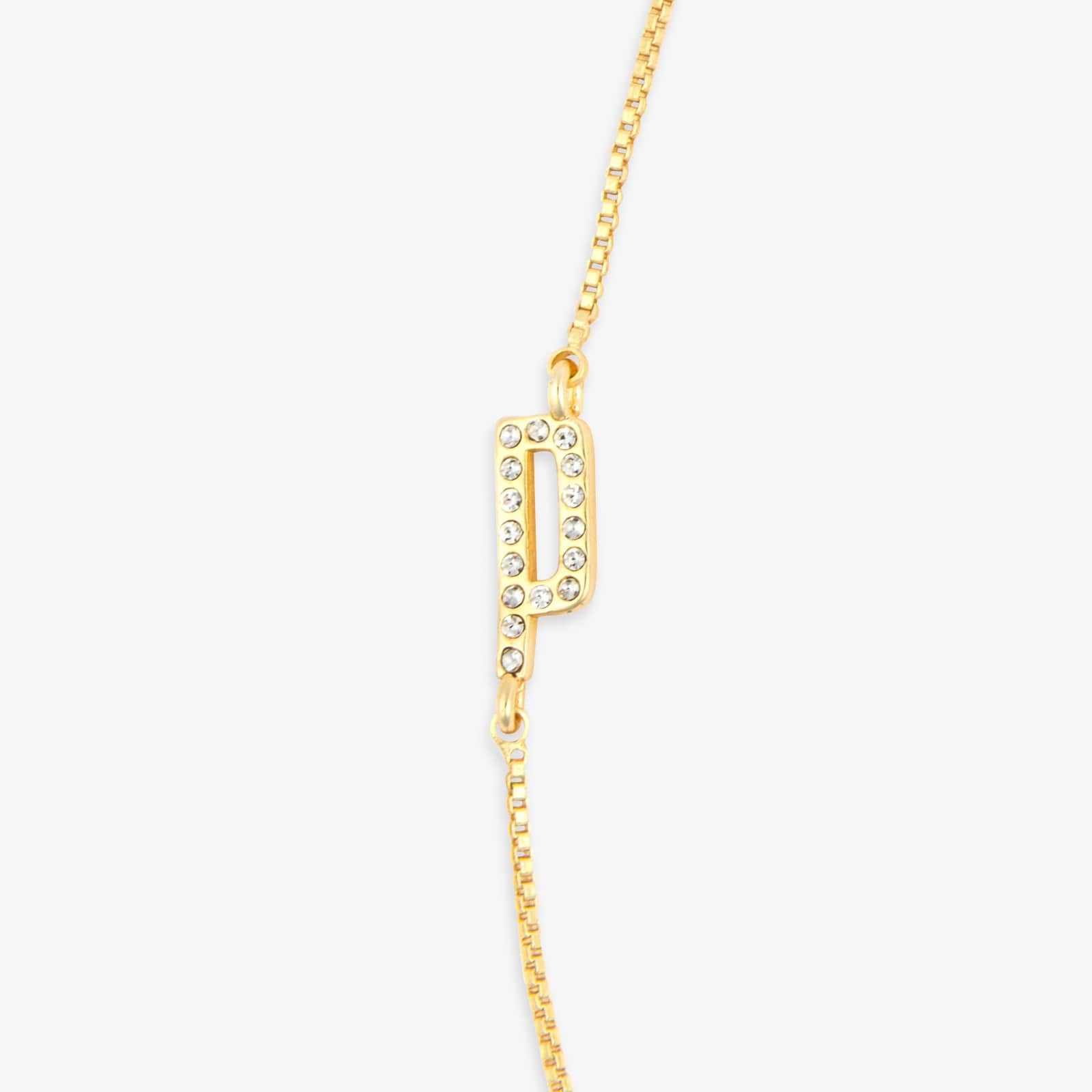 Pavé Initial Box Chain Choker - Image 16