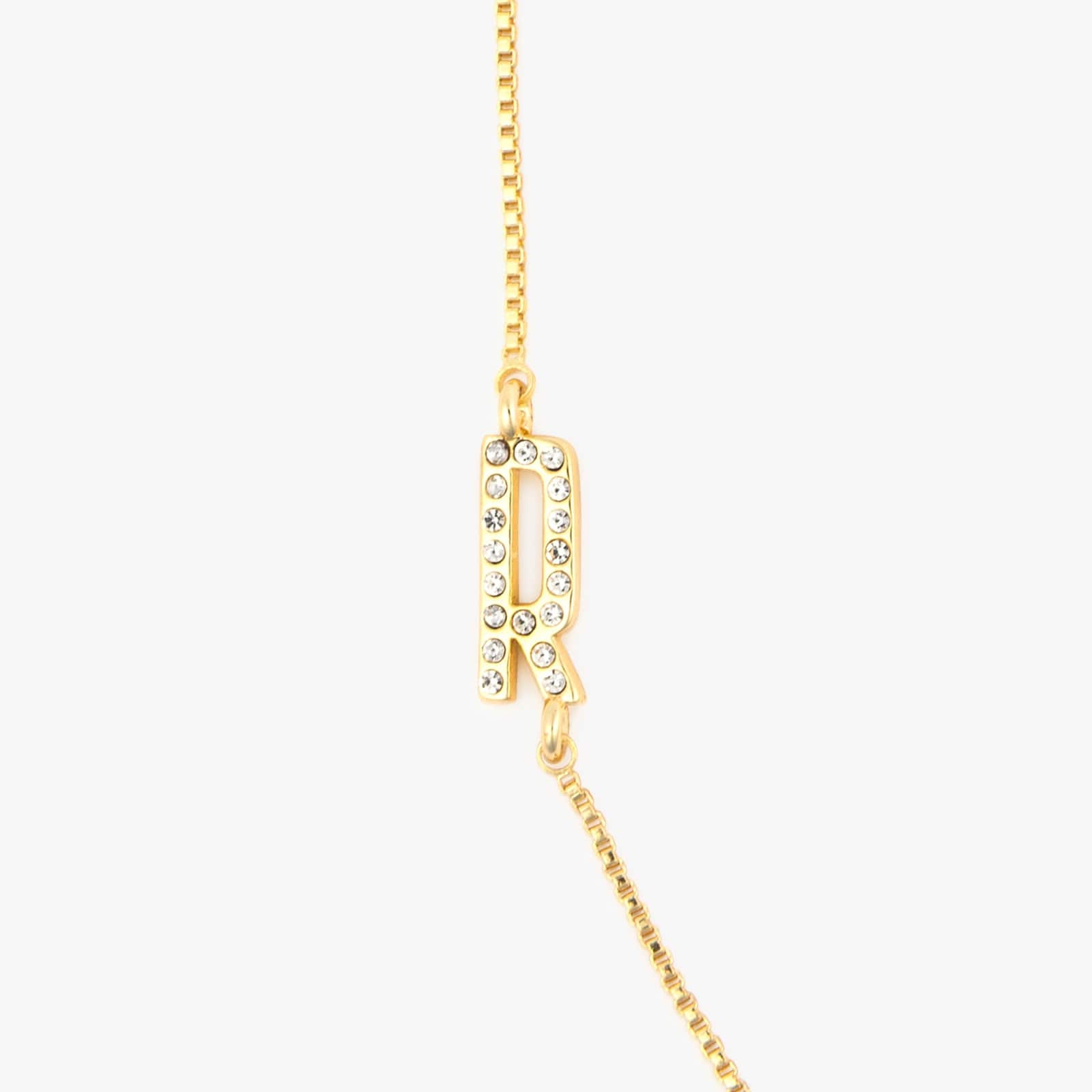 Pavé Initial Box Chain Choker - Image 17