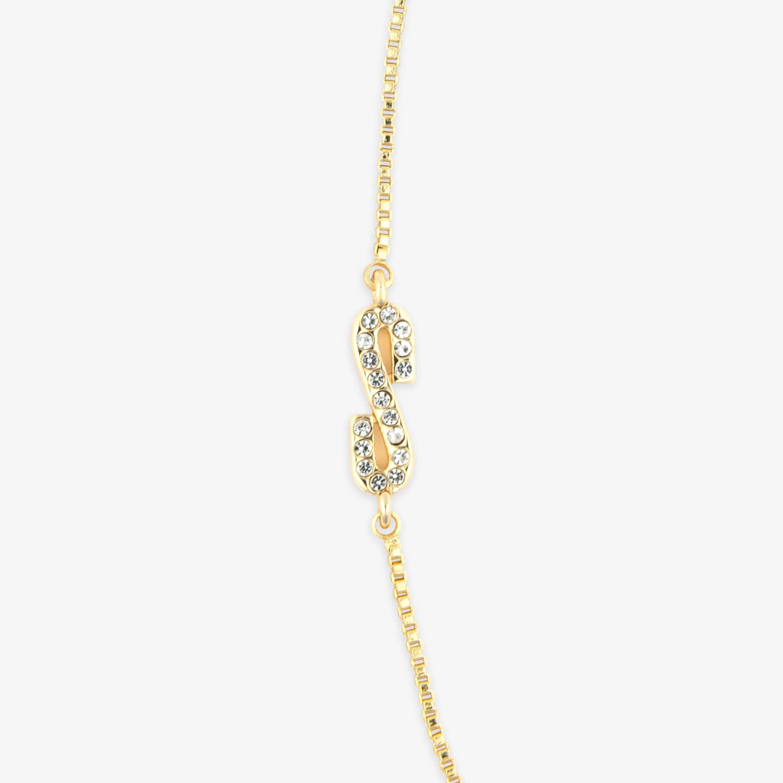 Pavé Initial Box Chain Choker - Image 18