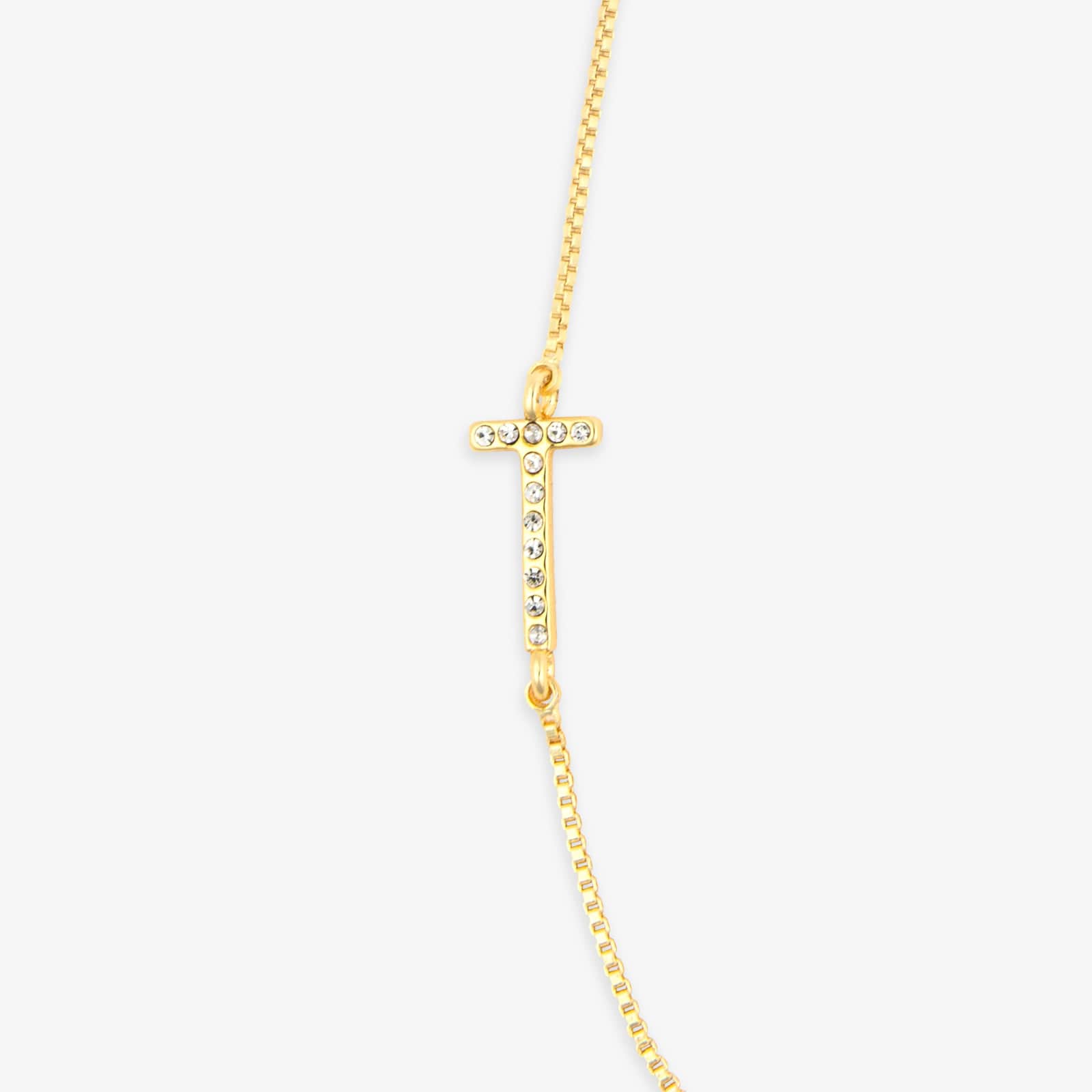 Pavé Initial Box Chain Choker - Image 19