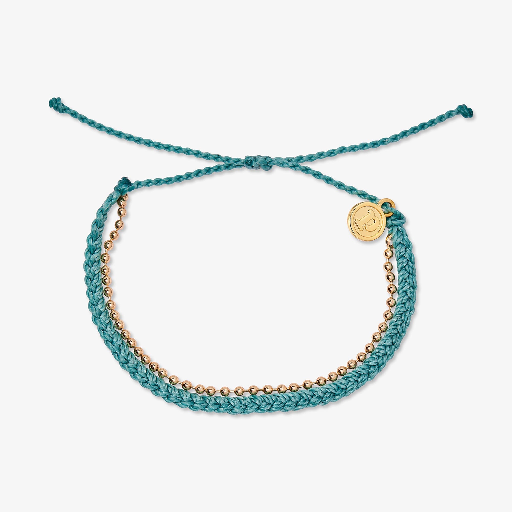 Petite Braid And Bead Bracelet - Image 2