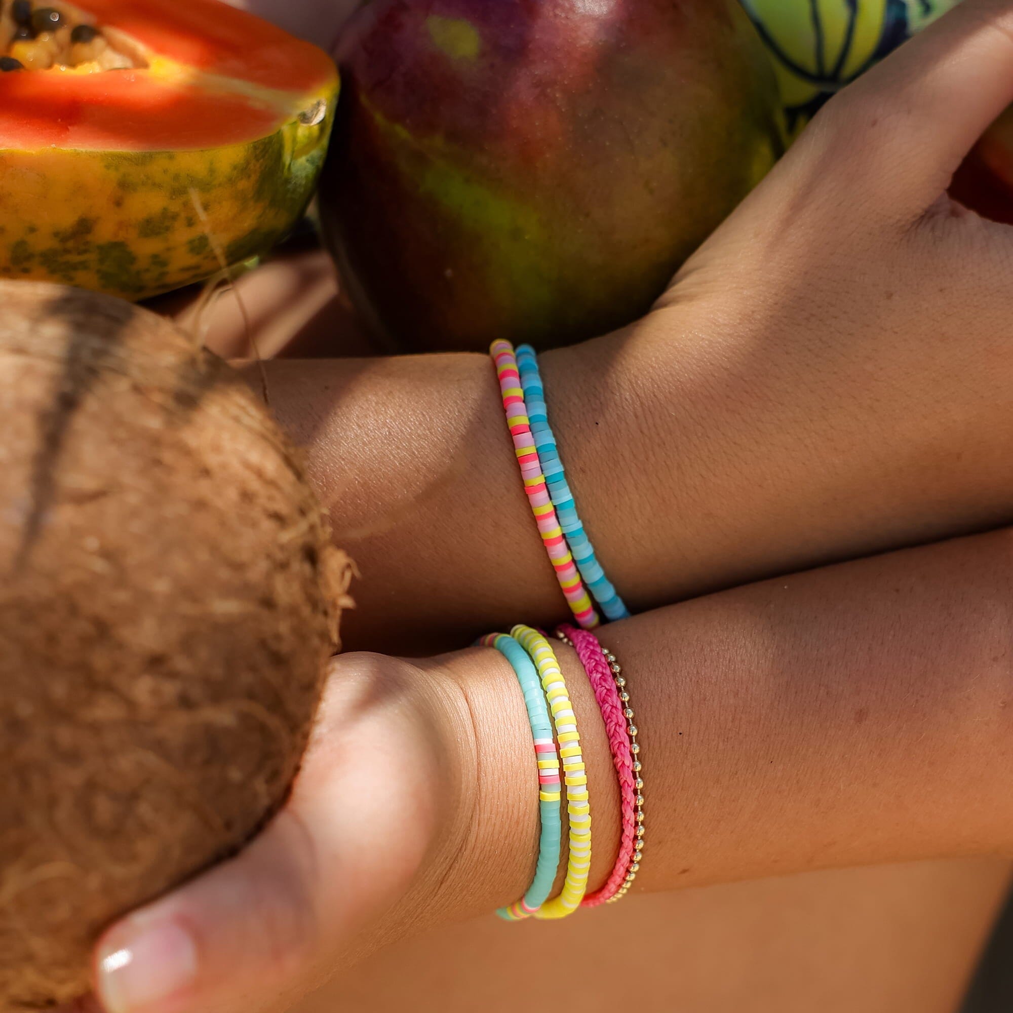 Lemon Surf Stretch Bracelet - Image 3