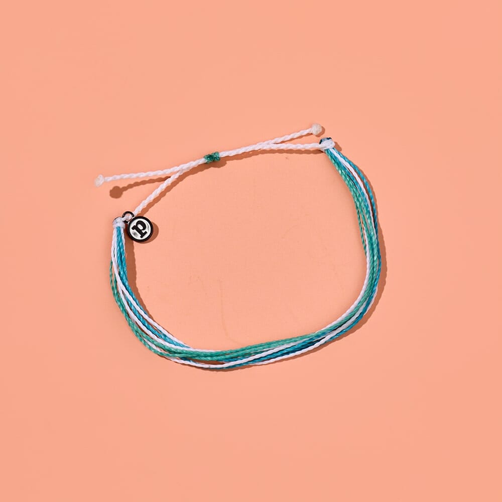 Beachside Blue String Anklet - Image 4