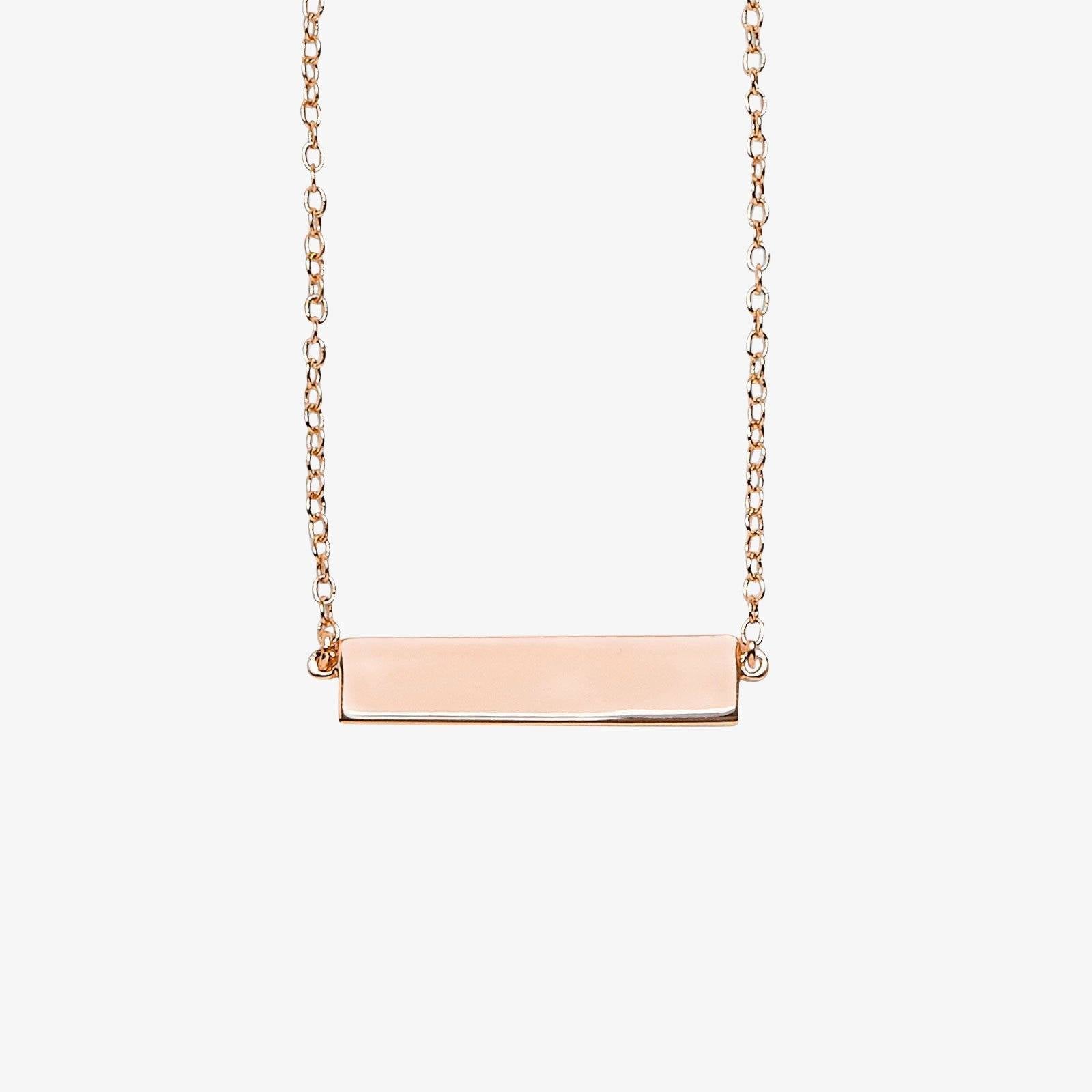 Engravable Bar Necklace - Image 3
