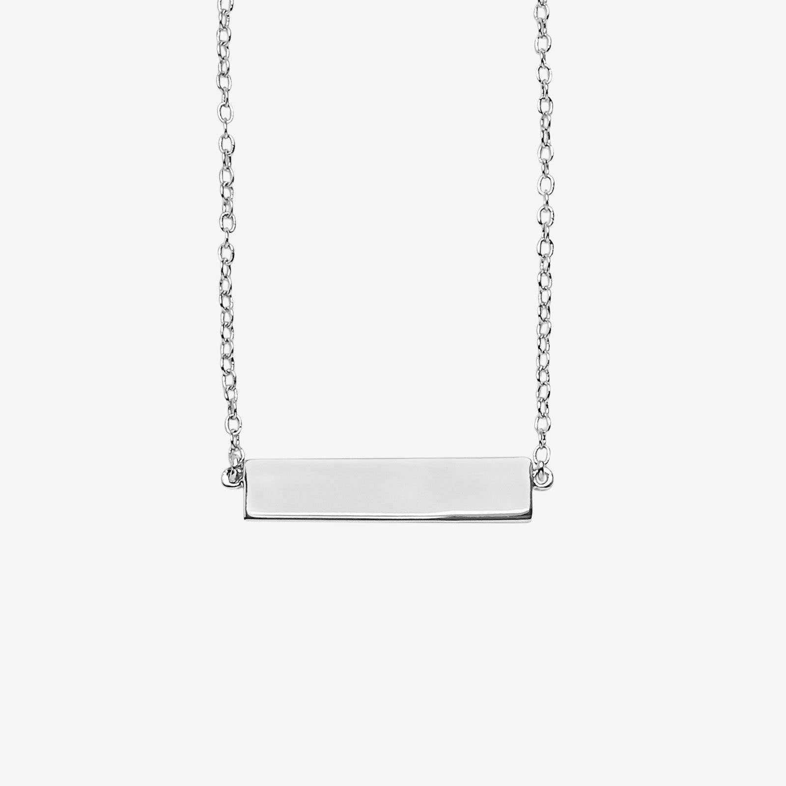 Engravable Bar Necklace - Image 2