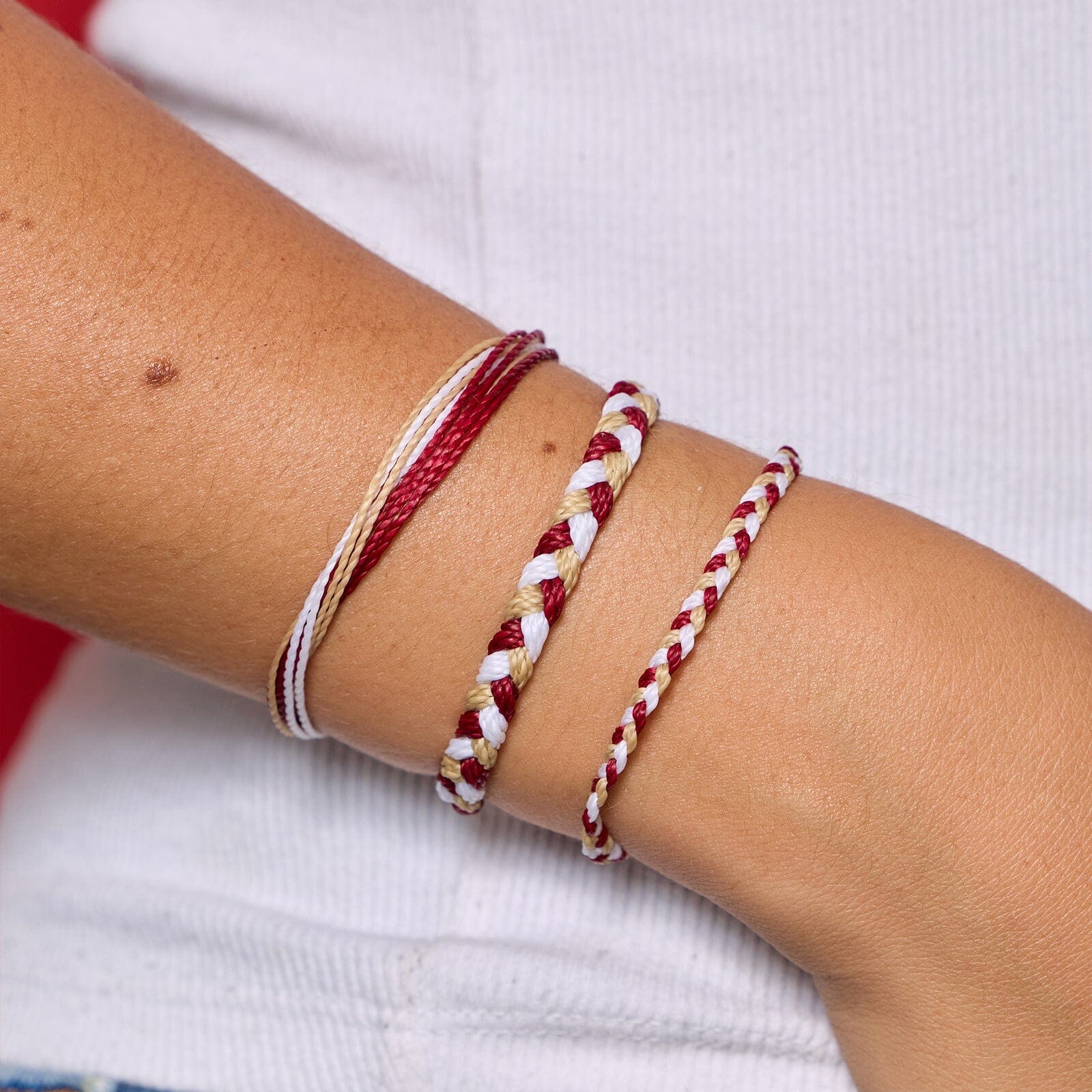 Maroon. Tan & White Collection - Image 8