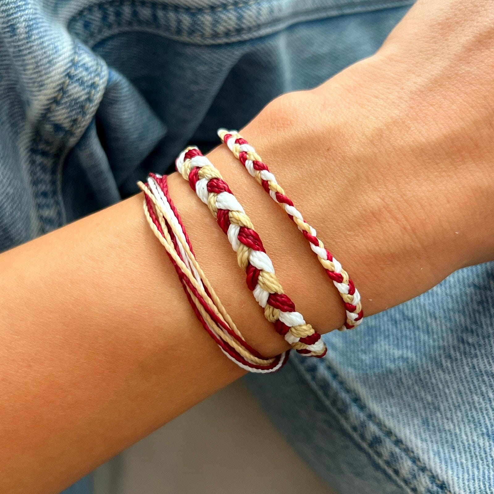 Maroon. Tan & White Collection - Image 6