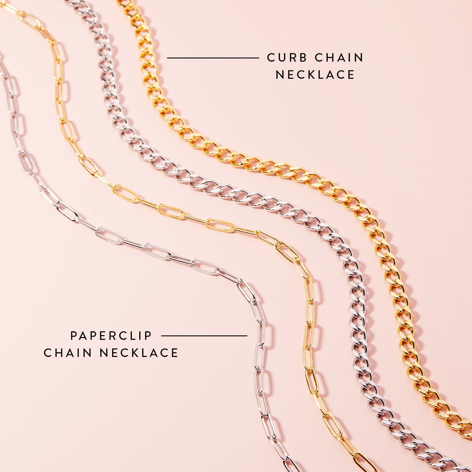 Harper Curb Chain Necklace - Image 7